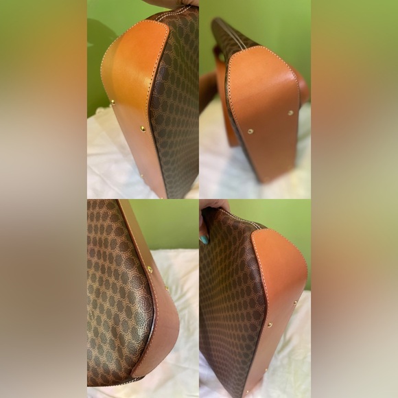 Celine Brown Macadam PVC/ Leather Tote Bag 🤎 - Picture 7 of 13